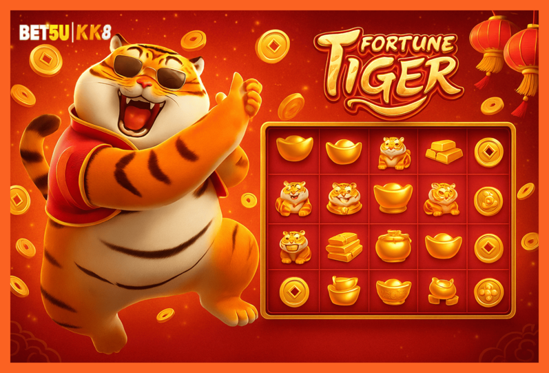 Fortune Tiger é um jogo imperdível no BET5U Casino
