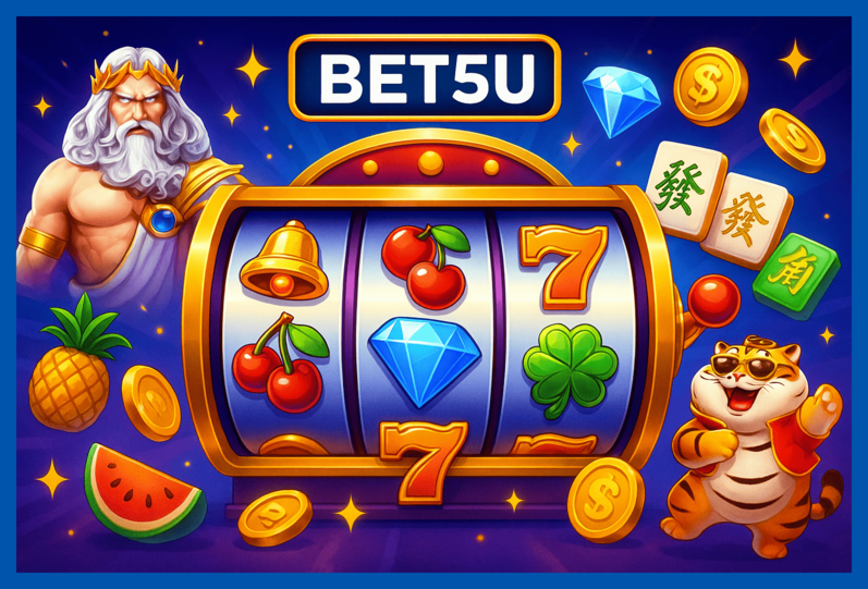 Explore o mundo das slot machines no BET5U Casino